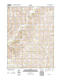 Nevinville Iowa Historical topographic map, 1:24000 scale, 7.5 X 7.5 Minute, Year 2013