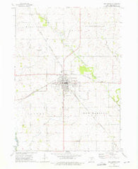 New Hampton Iowa Historical topographic map, 1:24000 scale, 7.5 X 7.5 Minute, Year 1972