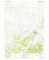 New London Iowa Historical topographic map, 1:24000 scale, 7.5 X 7.5 Minute, Year 1981