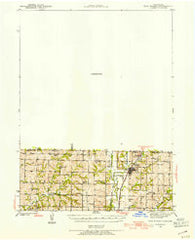 New Market Iowa Historical topographic map, 1:62500 scale, 15 X 15 Minute, Year 1940