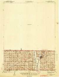 New Market Iowa Historical topographic map, 1:62500 scale, 15 X 15 Minute, Year 1943