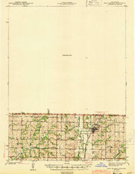 New Market Iowa Historical topographic map, 1:62500 scale, 15 X 15 Minute, Year 1943