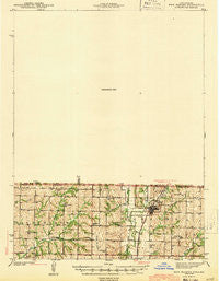 New Market Iowa Historical topographic map, 1:62500 scale, 15 X 15 Minute, Year 1943