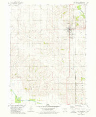 New Sharon Iowa Historical topographic map, 1:24000 scale, 7.5 X 7.5 Minute, Year 1980