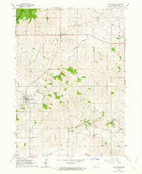 New Vienna Iowa Historical topographic map, 1:24000 scale, 7.5 X 7.5 Minute, Year 1962