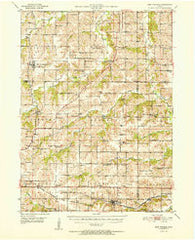 New Virginia Iowa Historical topographic map, 1:62500 scale, 15 X 15 Minute, Year 1952