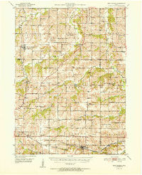 New Virginia Iowa Historical topographic map, 1:62500 scale, 15 X 15 Minute, Year 1952