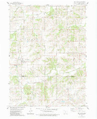 New Virginia Iowa Historical topographic map, 1:24000 scale, 7.5 X 7.5 Minute, Year 1983