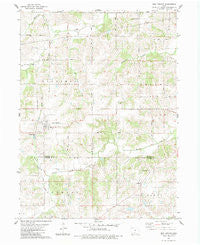 New Virginia Iowa Historical topographic map, 1:24000 scale, 7.5 X 7.5 Minute, Year 1983