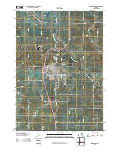 New Hampton Iowa Historical topographic map, 1:24000 scale, 7.5 X 7.5 Minute, Year 2010