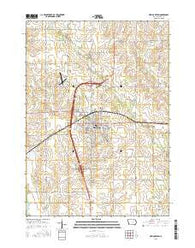 New Hampton Iowa Current topographic map, 1:24000 scale, 7.5 X 7.5 Minute, Year 2015