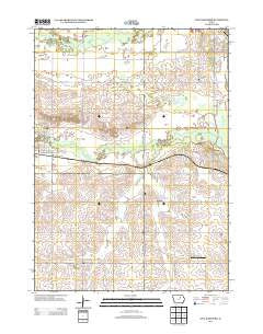 New Hartford Iowa Historical topographic map, 1:24000 scale, 7.5 X 7.5 Minute, Year 2013
