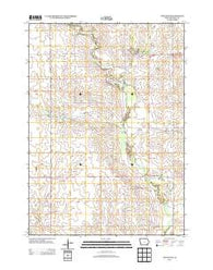 New Haven Iowa Historical topographic map, 1:24000 scale, 7.5 X 7.5 Minute, Year 2013