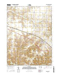 New London Iowa Current topographic map, 1:24000 scale, 7.5 X 7.5 Minute, Year 2015