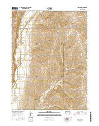 New Market Iowa Current topographic map, 1:24000 scale, 7.5 X 7.5 Minute, Year 2015