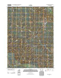 New Sharon Iowa Historical topographic map, 1:24000 scale, 7.5 X 7.5 Minute, Year 2013