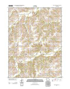 New Virginia Iowa Historical topographic map, 1:24000 scale, 7.5 X 7.5 Minute, Year 2013