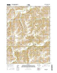 New Virginia Iowa Current topographic map, 1:24000 scale, 7.5 X 7.5 Minute, Year 2015