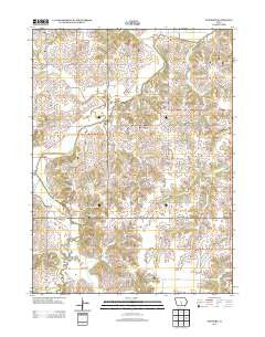 Newbern Iowa Historical topographic map, 1:24000 scale, 7.5 X 7.5 Minute, Year 2013
