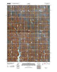 Newburg Iowa Historical topographic map, 1:24000 scale, 7.5 X 7.5 Minute, Year 2010
