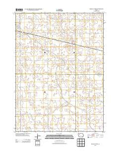 Newell East Iowa Historical topographic map, 1:24000 scale, 7.5 X 7.5 Minute, Year 2013