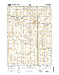 Newell East Iowa Current topographic map, 1:24000 scale, 7.5 X 7.5 Minute, Year 2015