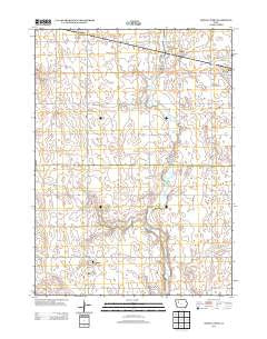 Newell West Iowa Historical topographic map, 1:24000 scale, 7.5 X 7.5 Minute, Year 2013