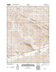 Newhall Iowa Historical topographic map, 1:24000 scale, 7.5 X 7.5 Minute, Year 2013