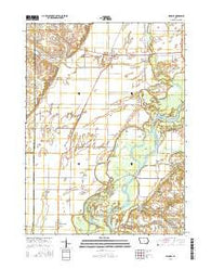 Nichols Iowa Current topographic map, 1:24000 scale, 7.5 X 7.5 Minute, Year 2015