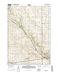 Nora Springs Iowa Current topographic map, 1:24000 scale, 7.5 X 7.5 Minute, Year 2015