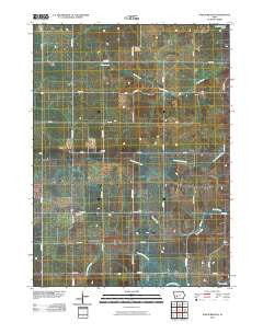 North Branch Iowa Historical topographic map, 1:24000 scale, 7.5 X 7.5 Minute, Year 2010