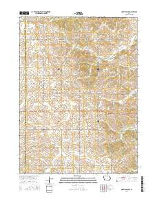 North Branch Iowa Current topographic map, 1:24000 scale, 7.5 X 7.5 Minute, Year 2015