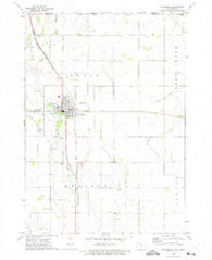 Northwood Iowa Historical topographic map, 1:24000 scale, 7.5 X 7.5 Minute, Year 1972