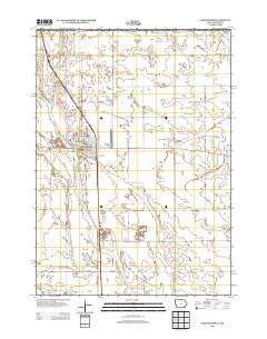 Northwood Iowa Historical topographic map, 1:24000 scale, 7.5 X 7.5 Minute, Year 2013