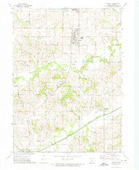 Norwalk Iowa Historical topographic map, 1:24000 scale, 7.5 X 7.5 Minute, Year 1972