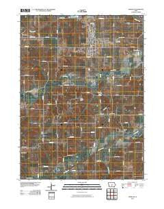 Norwalk Iowa Historical topographic map, 1:24000 scale, 7.5 X 7.5 Minute, Year 2010