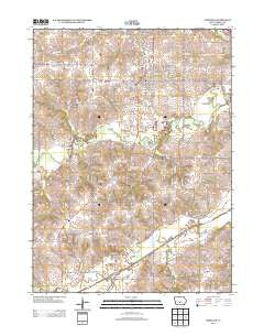Norwalk Iowa Historical topographic map, 1:24000 scale, 7.5 X 7.5 Minute, Year 2013