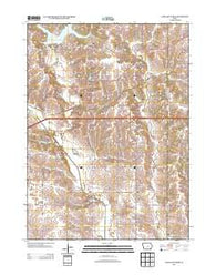 Oakland Acres Iowa Historical topographic map, 1:24000 scale, 7.5 X 7.5 Minute, Year 2013