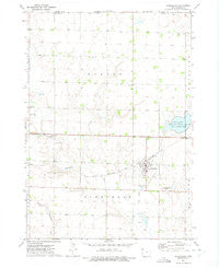 Ocheyedan Iowa Historical topographic map, 1:24000 scale, 7.5 X 7.5 Minute, Year 1972