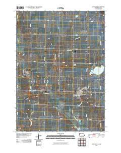 Ocheyedan Iowa Historical topographic map, 1:24000 scale, 7.5 X 7.5 Minute, Year 2010