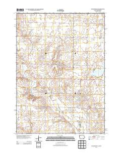 Ocheyedan Iowa Historical topographic map, 1:24000 scale, 7.5 X 7.5 Minute, Year 2013