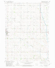 Odebolt East Iowa Historical topographic map, 1:24000 scale, 7.5 X 7.5 Minute, Year 1980