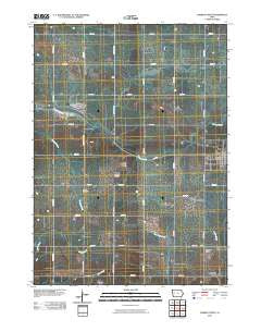 Odebolt West Iowa Historical topographic map, 1:24000 scale, 7.5 X 7.5 Minute, Year 2010