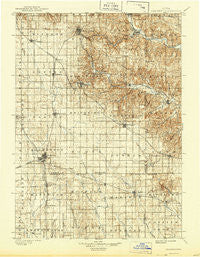 Oelwein Iowa Historical topographic map, 1:125000 scale, 30 X 30 Minute, Year 1901