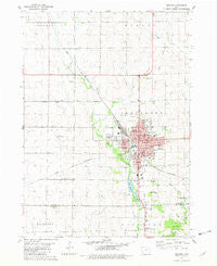 Oelwein Iowa Historical topographic map, 1:24000 scale, 7.5 X 7.5 Minute, Year 1981