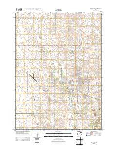 Oelwein Iowa Historical topographic map, 1:24000 scale, 7.5 X 7.5 Minute, Year 2013