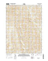 Oelwein SE Iowa Current topographic map, 1:24000 scale, 7.5 X 7.5 Minute, Year 2015