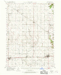 Ogden Iowa Historical topographic map, 1:62500 scale, 15 X 15 Minute, Year 1951