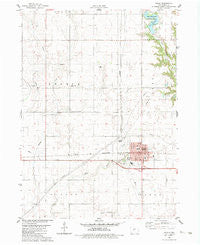 Ogden Iowa Historical topographic map, 1:24000 scale, 7.5 X 7.5 Minute, Year 1982
