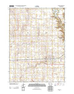 Ogden Iowa Historical topographic map, 1:24000 scale, 7.5 X 7.5 Minute, Year 2013